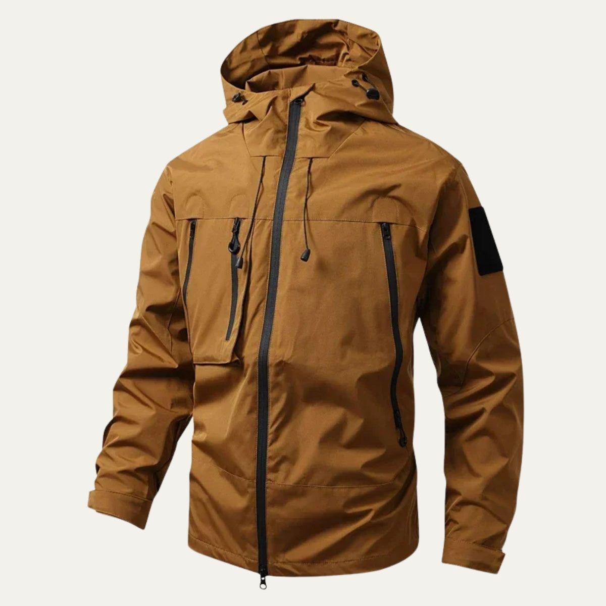 Sergio | Chaqueta Militar Hombre Impermeable con Capucha Multipocket