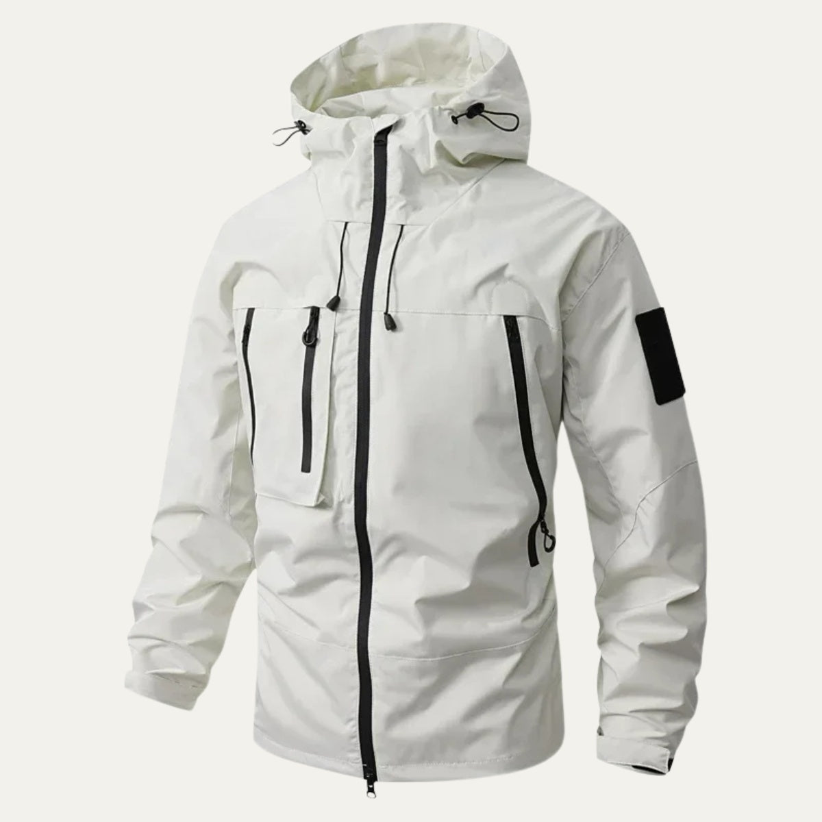 Sergio | Chaqueta Militar Hombre Impermeable con Capucha Multipocket