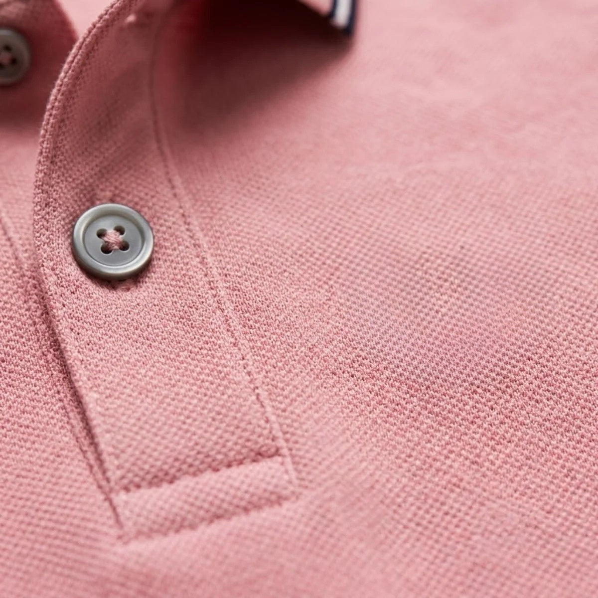 Sergio | Polo de Algodón de Manga Corta Hombre Cuello Contraste