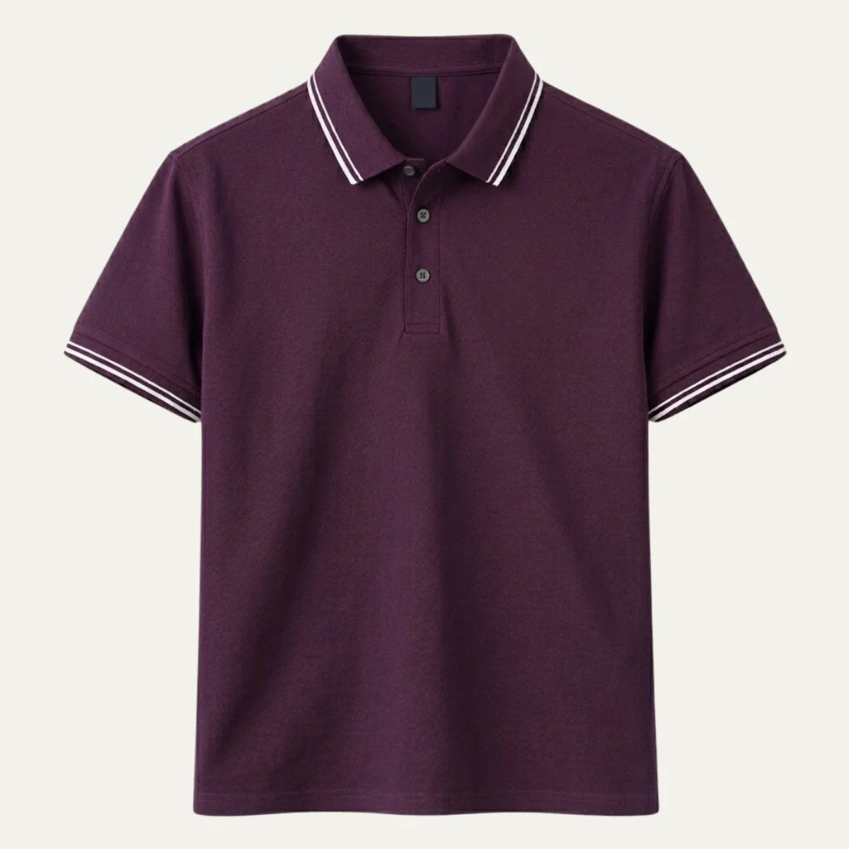 Sergio | Polo de Algodón de Manga Corta Hombre Cuello Contraste