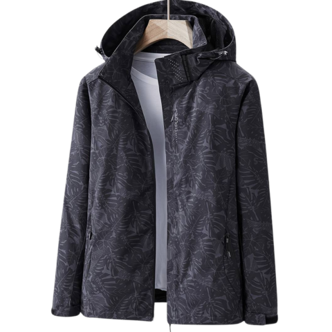 Silvia | Chaqueta Softshell Impermeable Mujer Estampada con Capucha