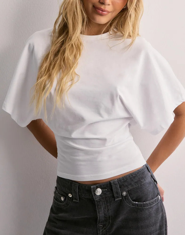 Sofía | Top Oversized de Manga Ancha Mujer Cintura Ajustada