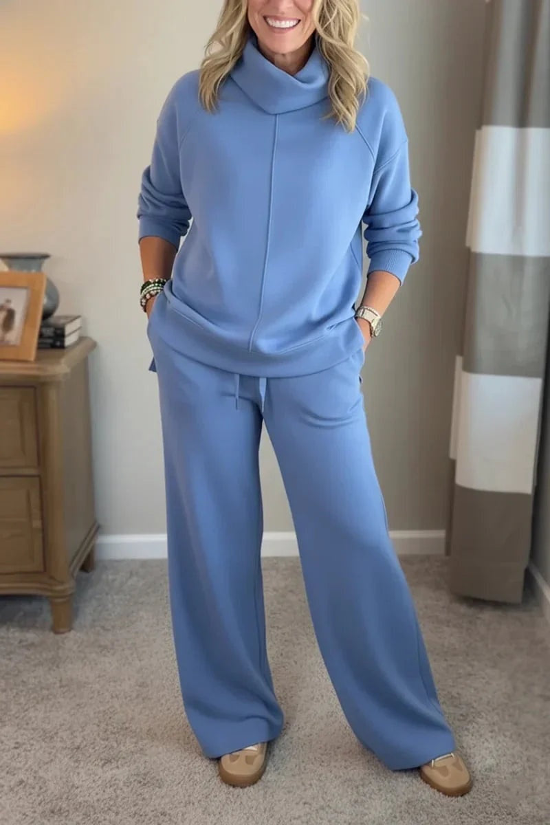 Sonia | Conjunto Chándal Deportivo Mujer Cuello Alto Pantalón Ancho