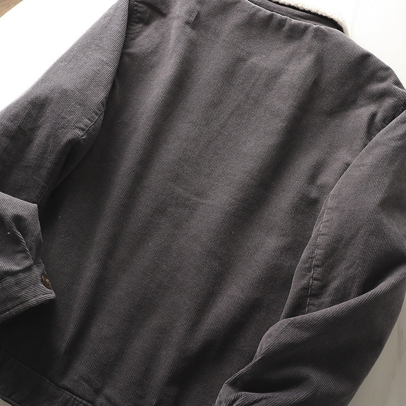 Tomás | Chaqueta de Pana con Forro Borreguito Hombre Abrigo Corto