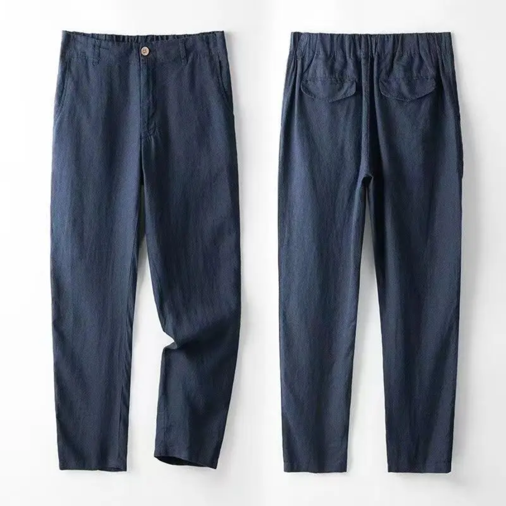 Tomás | Conjunto de Lino Elegante Hombre Chaqueta y Pantalón