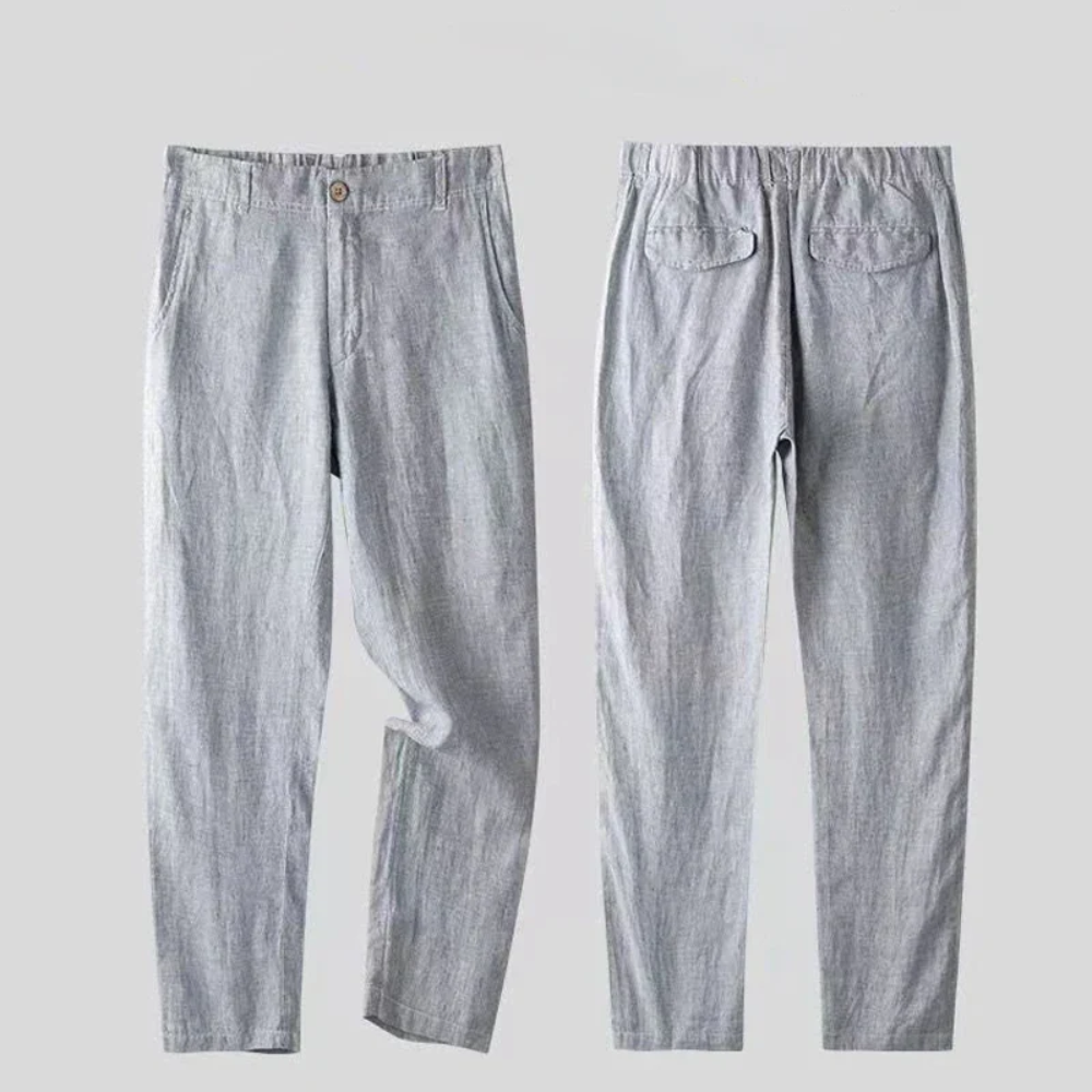 Tomás | Conjunto de Lino Elegante Hombre Chaqueta y Pantalón
