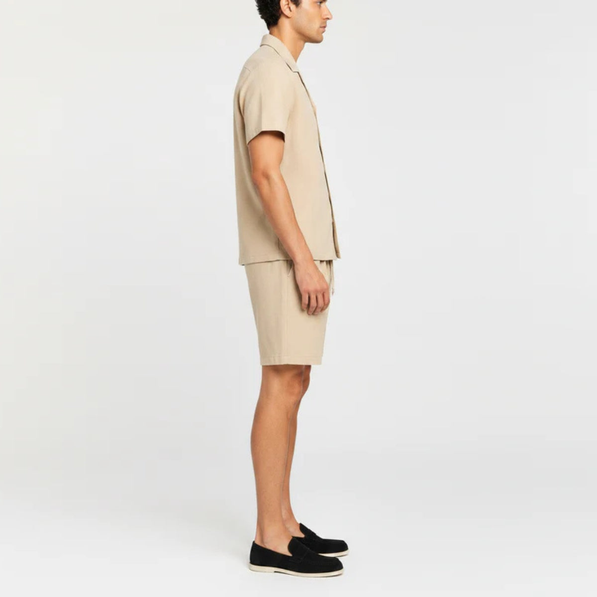 Tomás | Conjunto de Lino Hombre Camisa y Pantalón Corto
