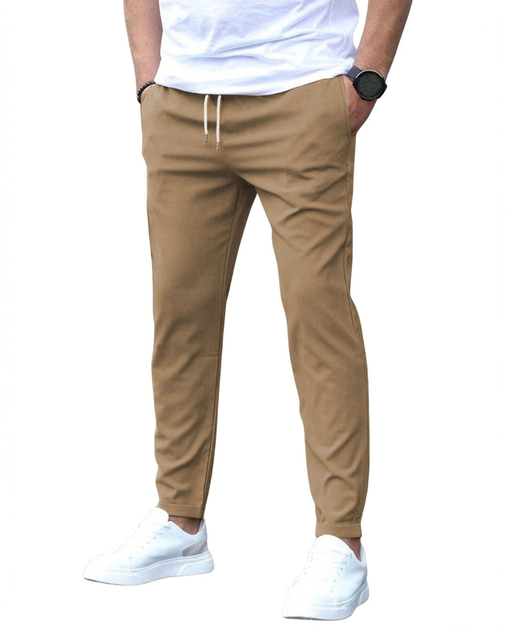 Tomás | Pantalón Chino de Algodón Elástico Hombre Corte Slim