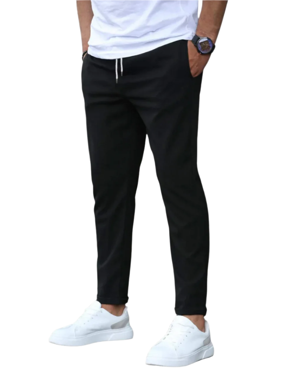 Tomás | Pantalón Chino de Algodón Elástico Hombre Corte Slim