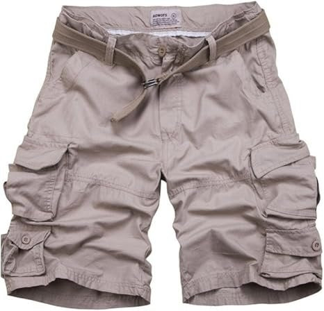 Tomás | Pantalón Corto Cargo Estampado Camuflaje Hombre Múltiples Bolsillos