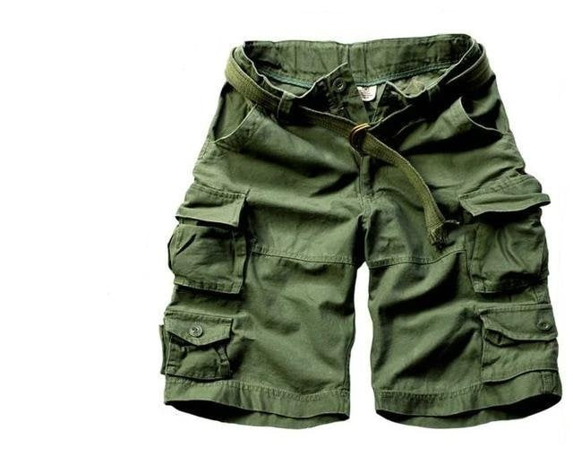 Tomás | Pantalón Corto Cargo Estampado Camuflaje Hombre Múltiples Bolsillos
