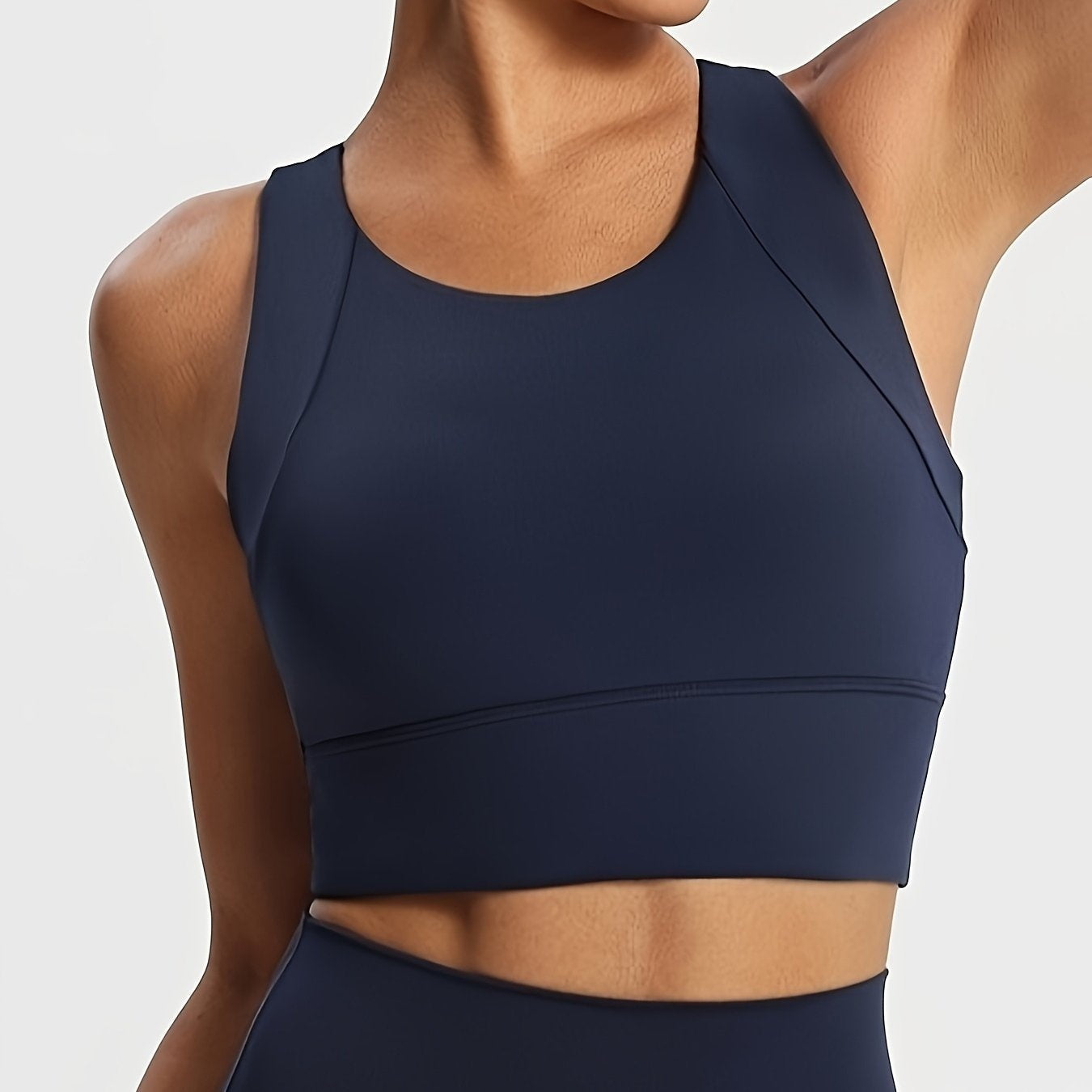 Top Deportivo de Soporte Alto Mujer Sin Mangas