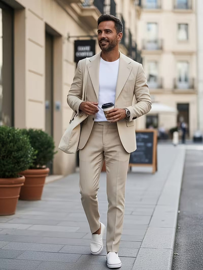 Traje de Dos Piezas Slim Fit Hombre