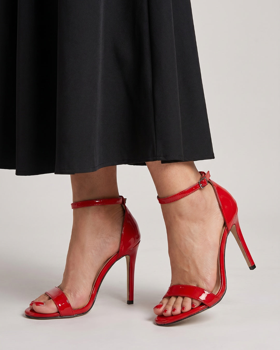 Valeria | Sandalias de Tacón Alto Stiletto Mujer Tira al Tobillo