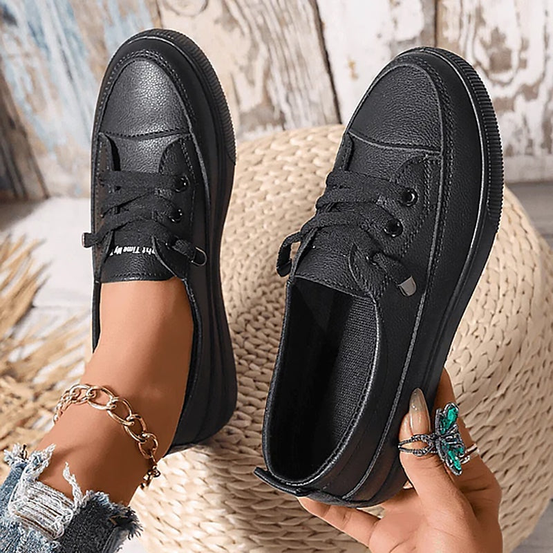 Vega | Tenis de Vestir Mujer Cordones Suela Plana