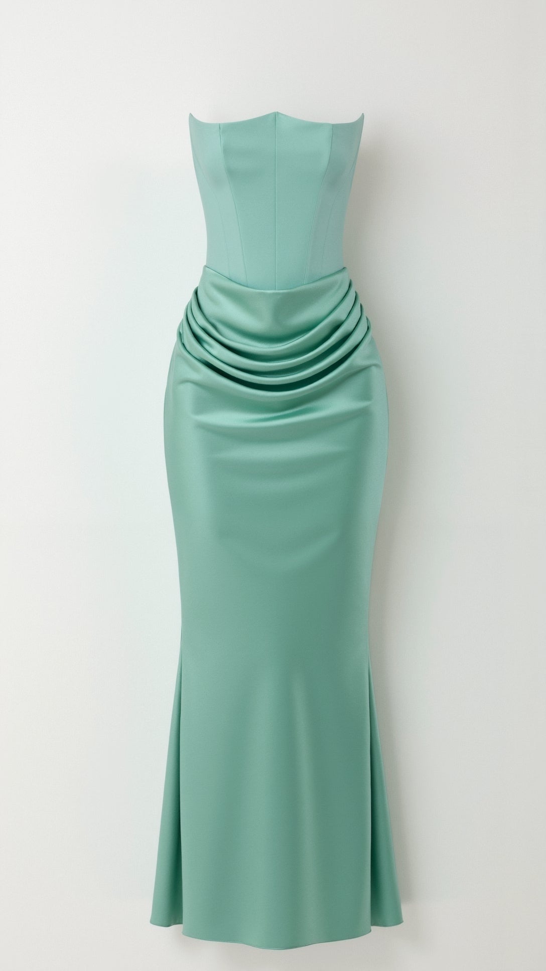 Vestido Largo de Cóctel Palabra de Honor Mujer
