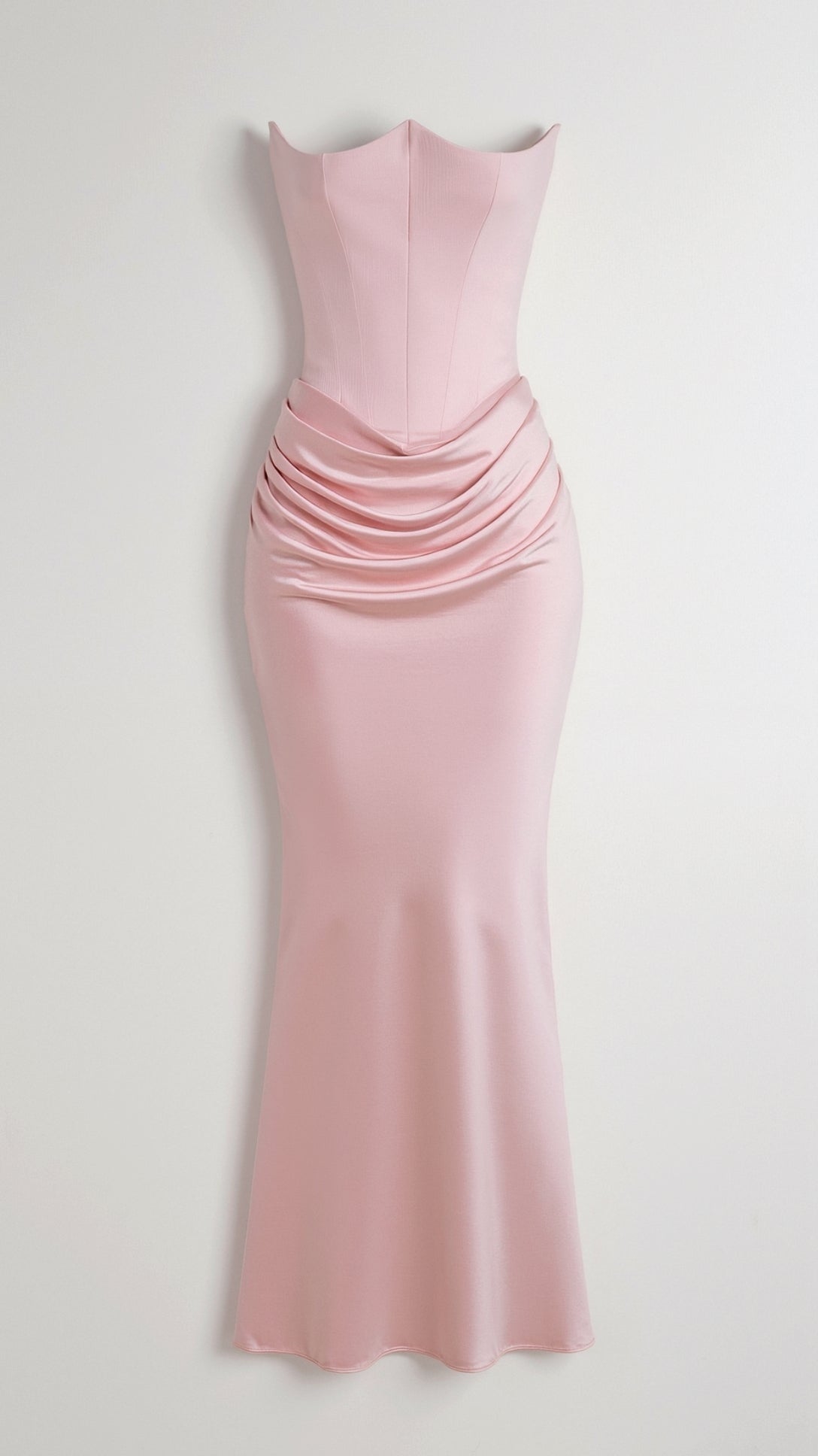 Vestido Largo de Cóctel Palabra de Honor Mujer
