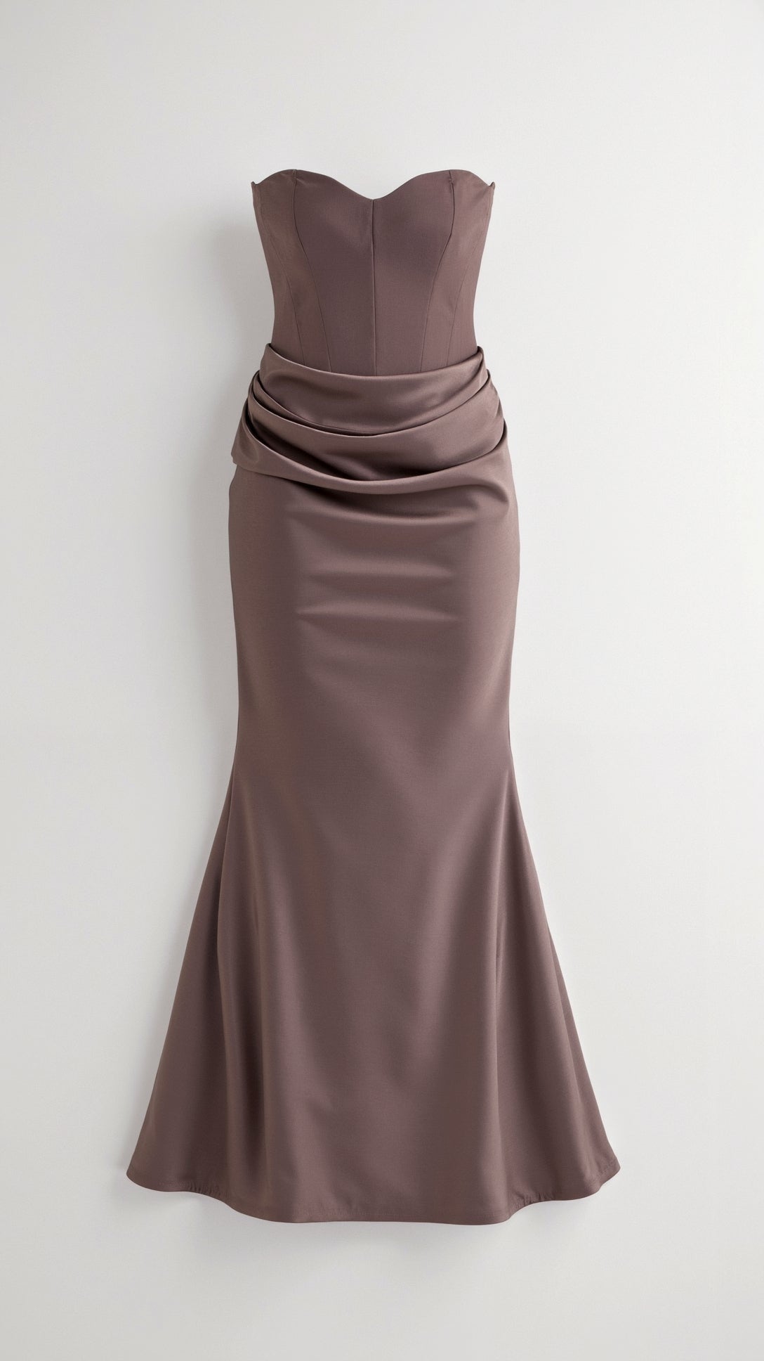 Vestido Largo de Cóctel Palabra de Honor Mujer