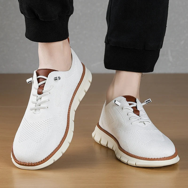 Zapatillas Casual de Malla Transpirable Hombre Sin Cordones