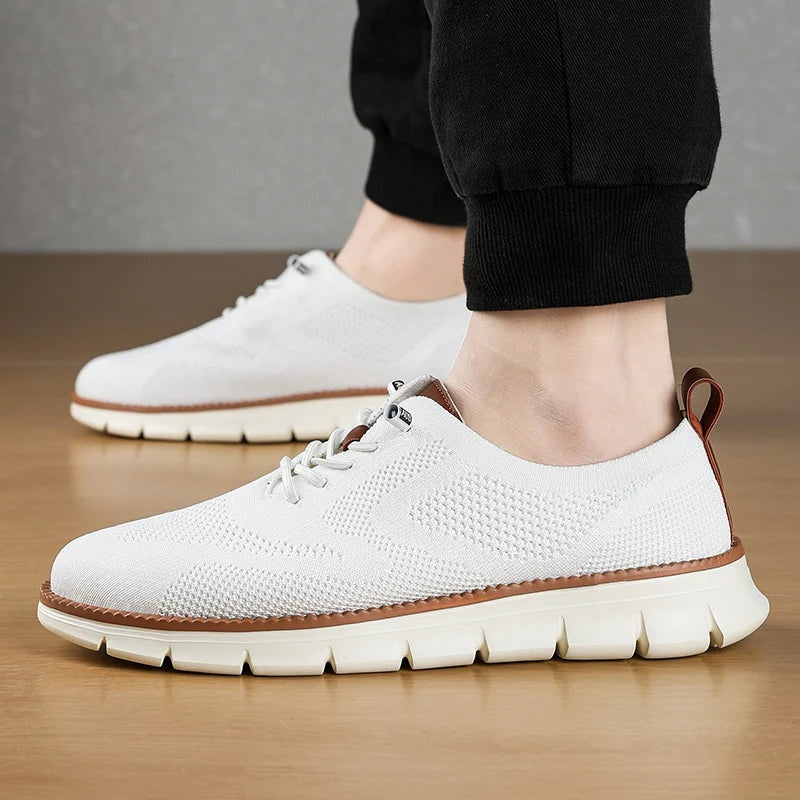 Zapatillas Casual de Malla Transpirable Hombre Sin Cordones