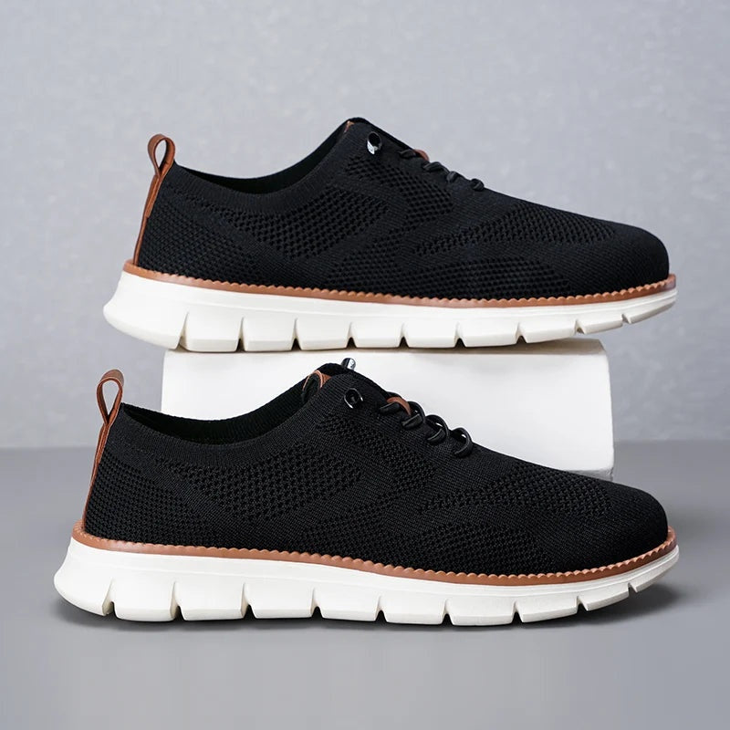 Zapatillas Casual de Malla Transpirable Hombre Sin Cordones