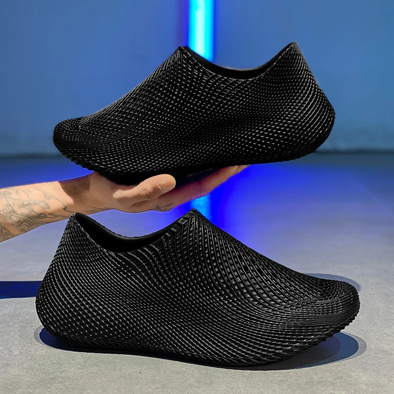 Zapatillas Running Sin Cordones Hombre Suela Texturizada
