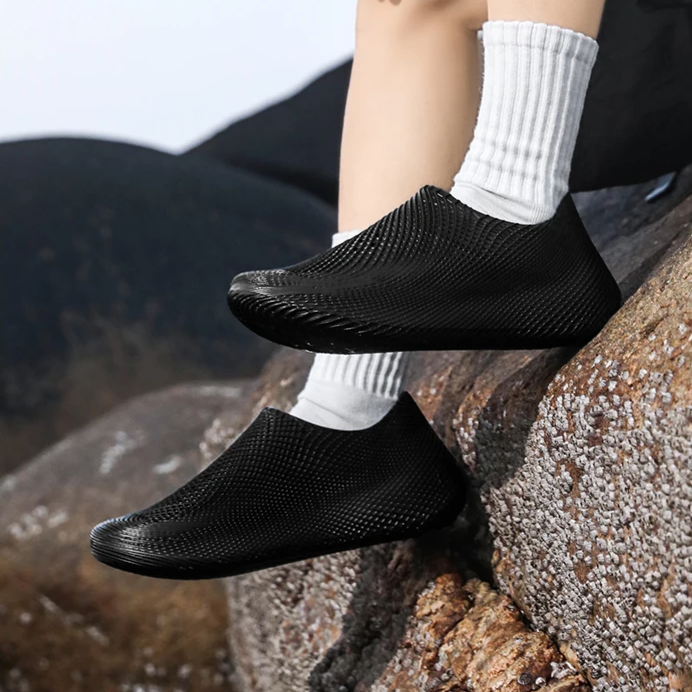 Zapatillas Running Sin Cordones Hombre Suela Texturizada