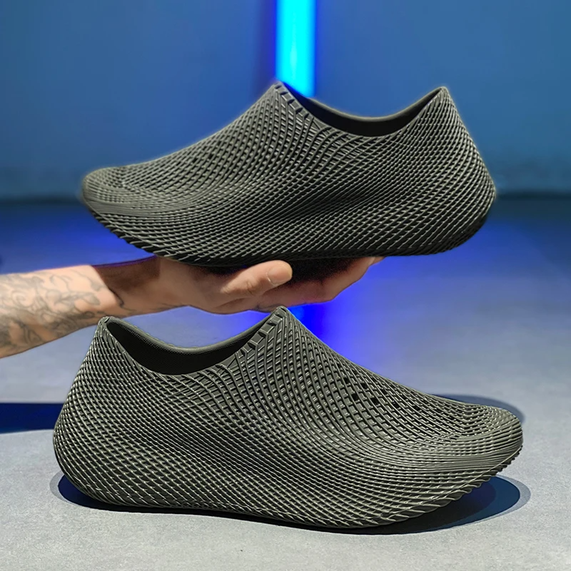 Zapatillas Running Sin Cordones Hombre Suela Texturizada