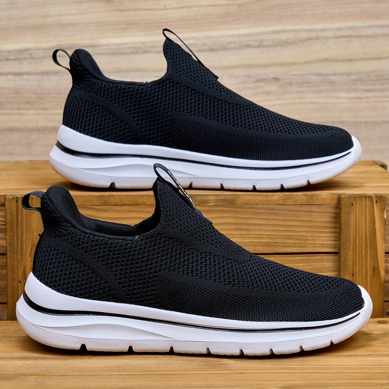 Zapatillas Sin Cordones Casual Hombre Malla Transpirable