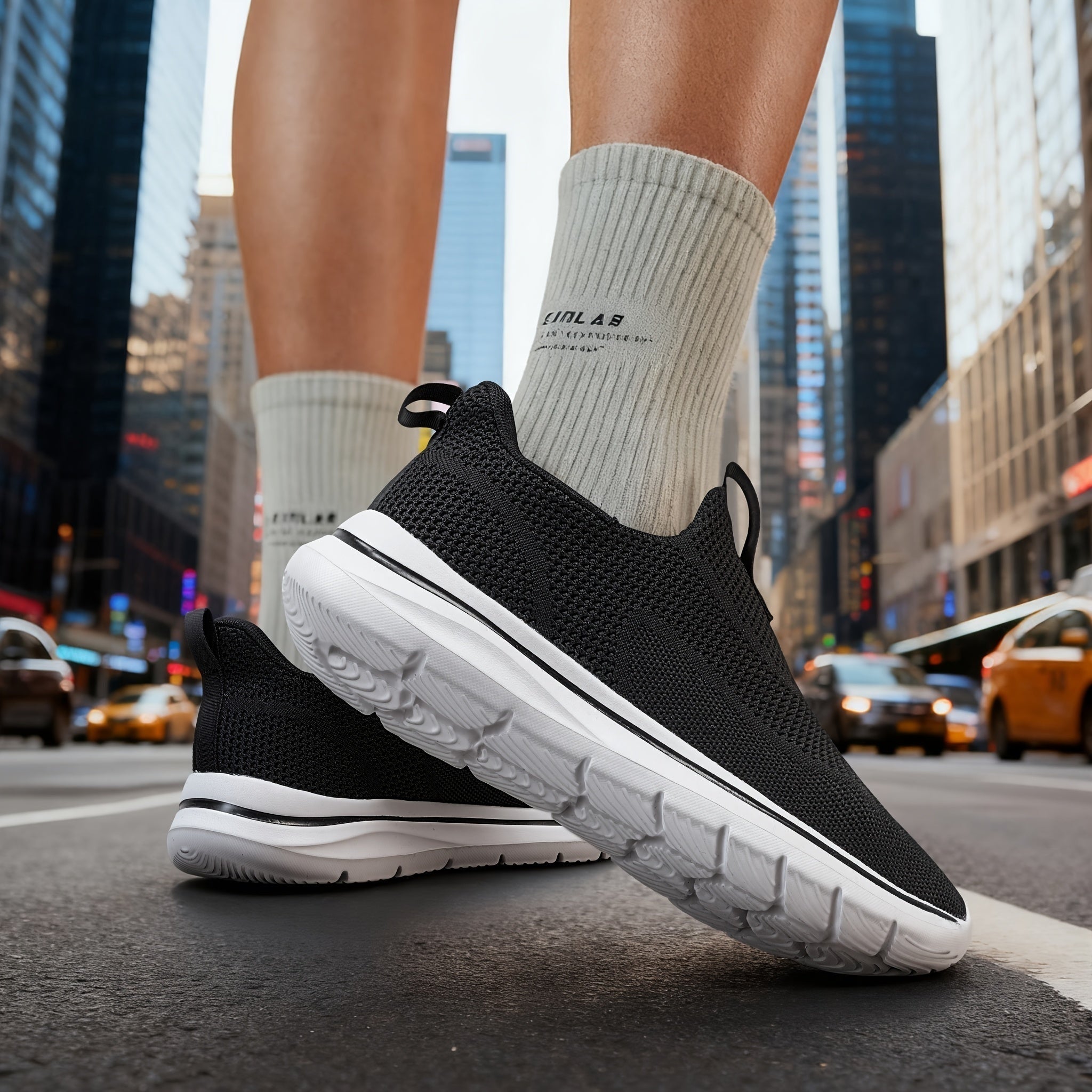 Zapatillas Sin Cordones Casual Hombre Malla Transpirable