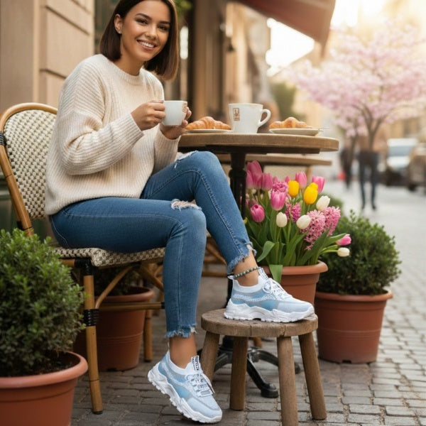 Zapatillas Sin Cordones Casual Mujer Malla Transpirable