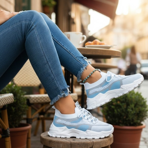 Zapatillas Sin Cordones Casual Mujer Malla Transpirable