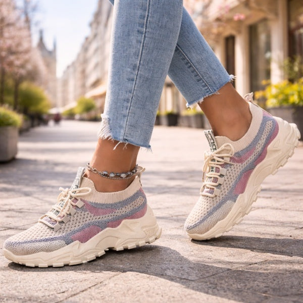 Zapatillas Sin Cordones Casual Mujer Malla Transpirable