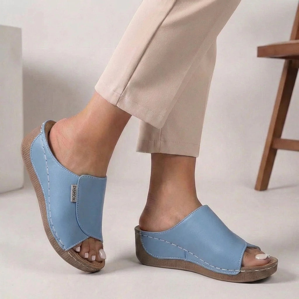 Zapatillas Sin Cordones Cuña Mujer Plataforma