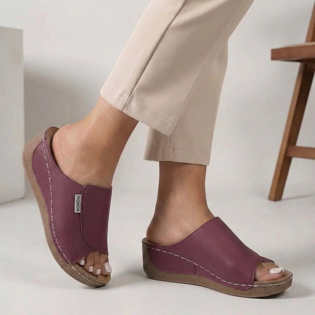 Zapatillas Sin Cordones Cuña Mujer Plataforma