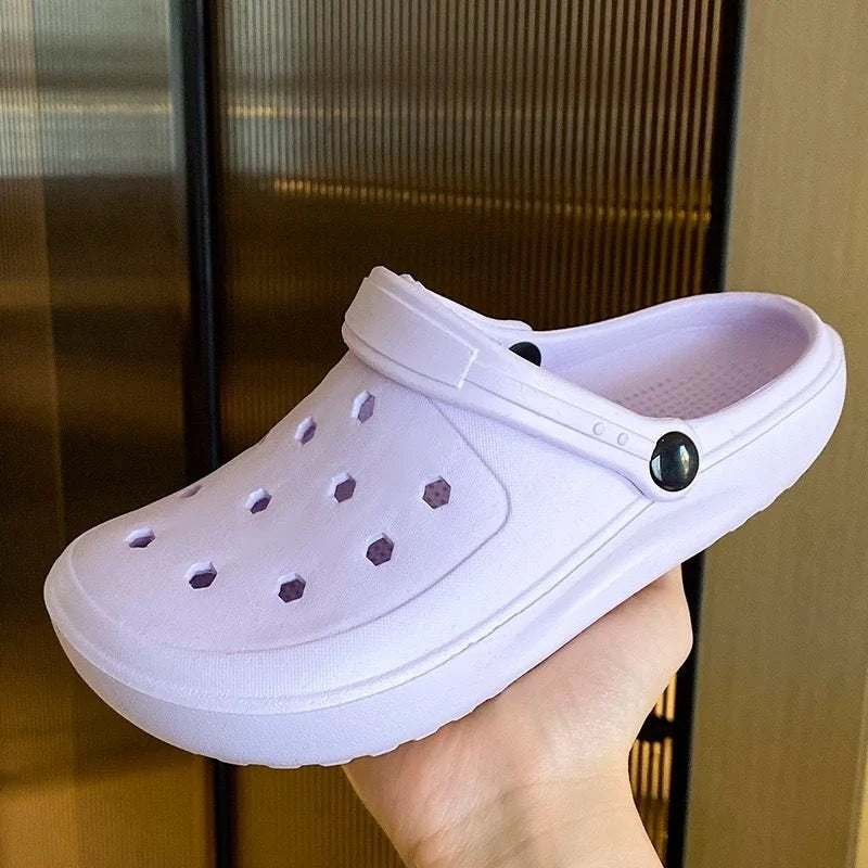 Zuecos de Goma EVA Antideslizantes Mujer Agujeros Ventilación